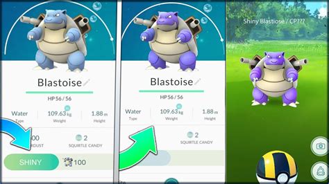 shiny blastoise pokemon go.